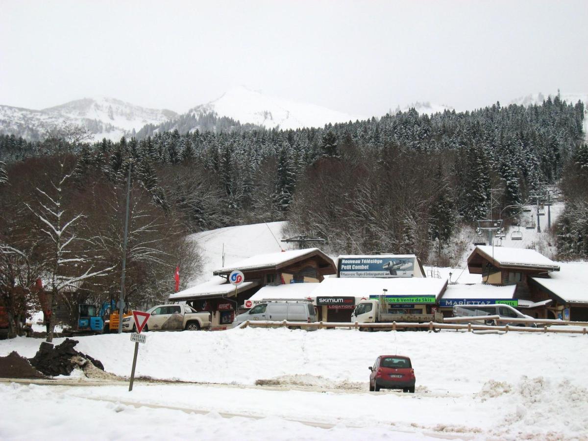 Appartement Au Pied Des Pistes, Avec Vue Sur La Montagne Bernex Buitenkant foto